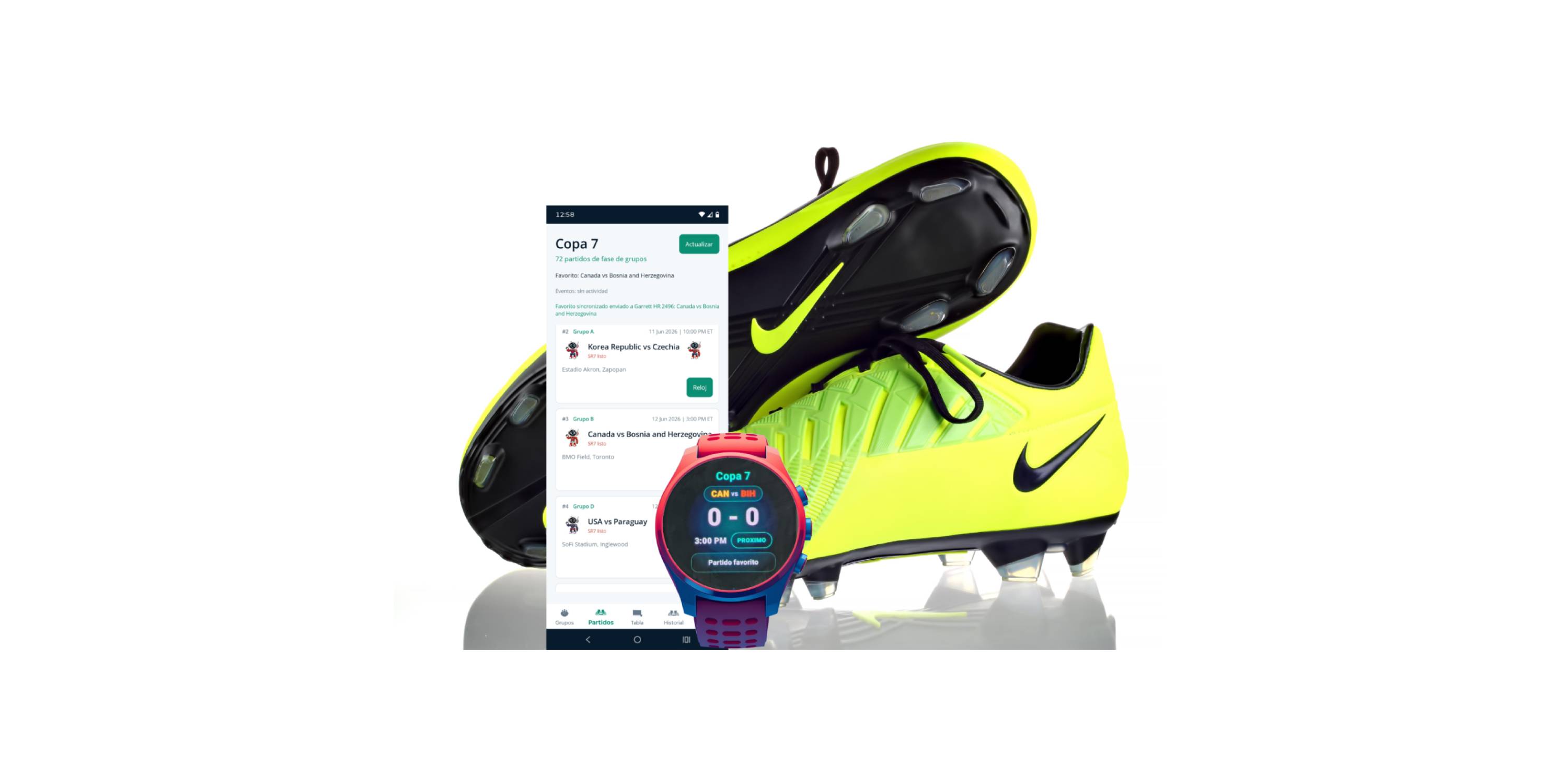 Copa7Watch App