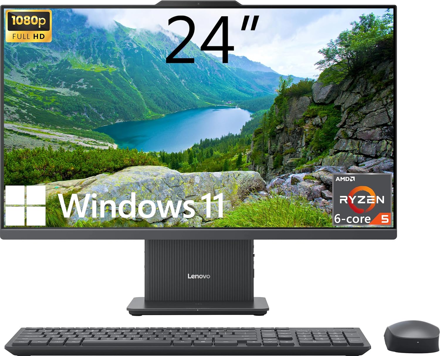 Lenovo IdeaCentre 24" All-in-One Desktop