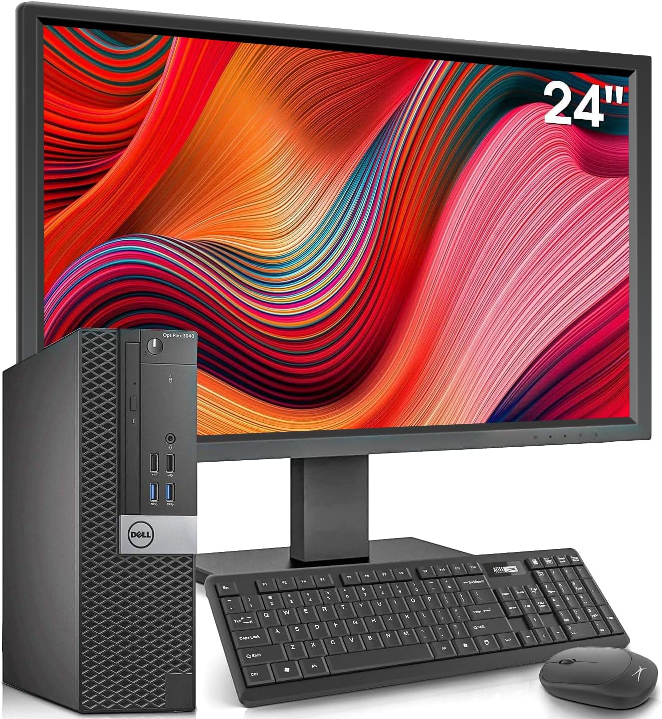 Dell OptiPlex Desktop with 24" Monitor