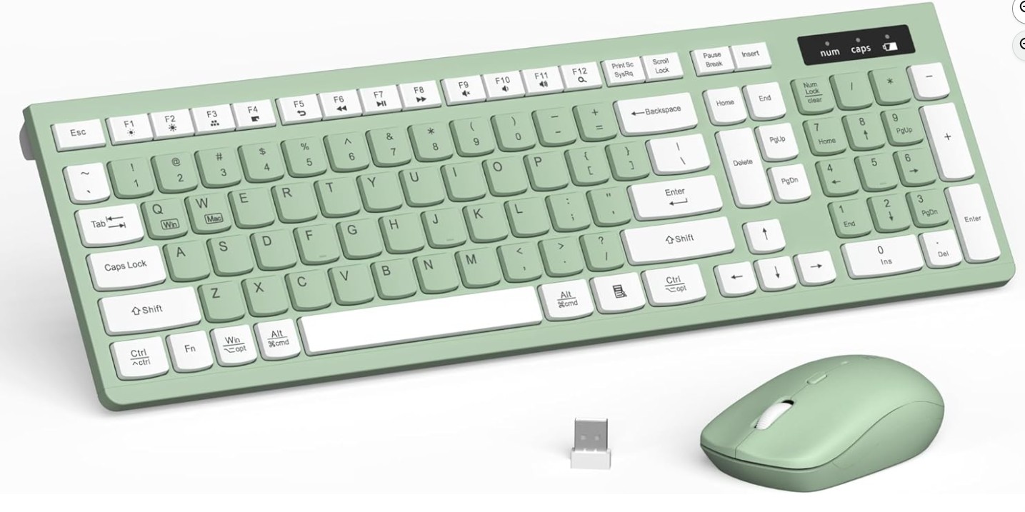 Combo de teclado y mouse inalámbricos